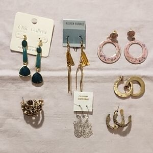 Fashion Earring Lot 7 Pair